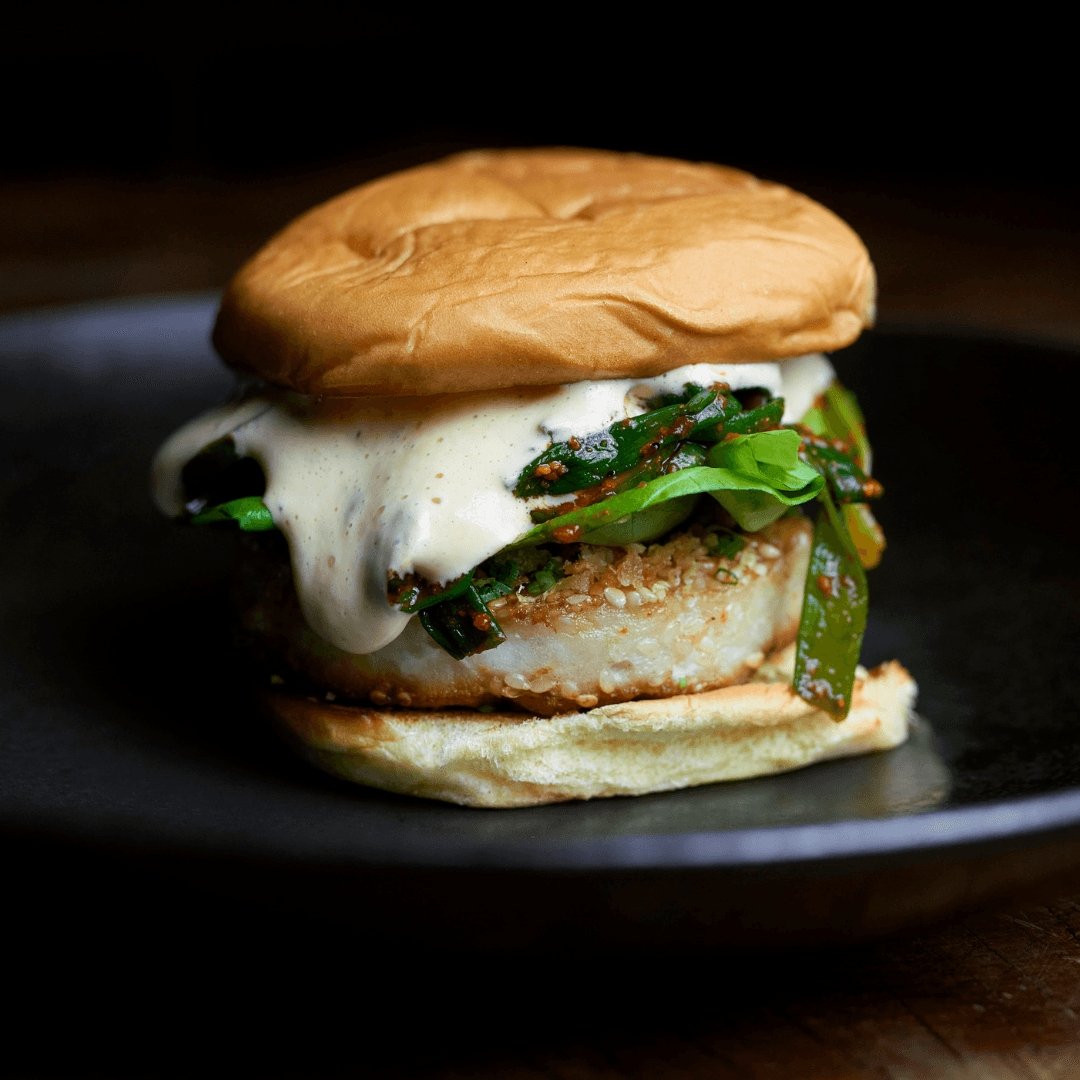 Open Blue Cobia 5LB BURGER BOX.